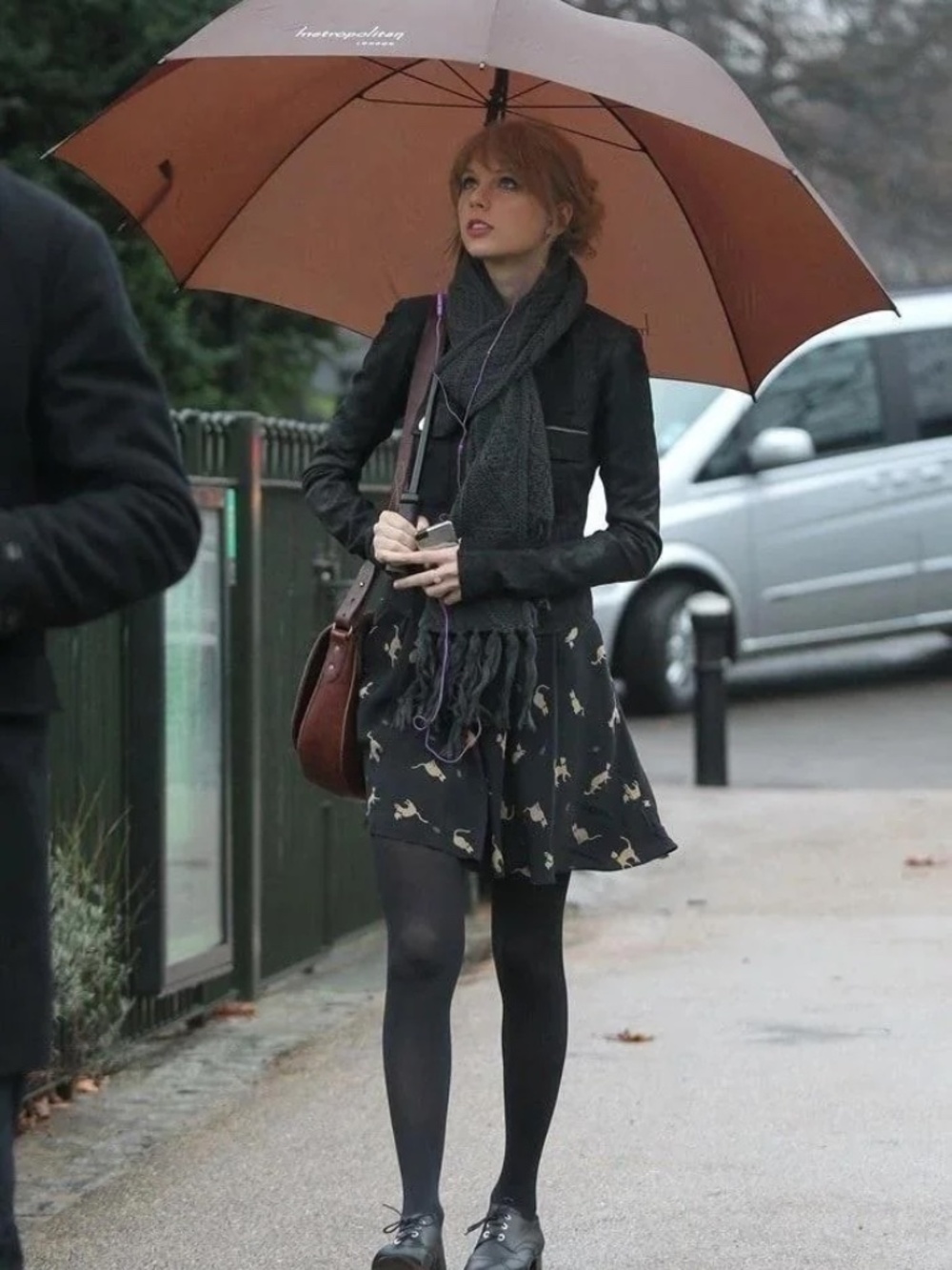 Hobbs NW3 Annabel Cat Print Dress - As seen on Taylor Swift - rare! - Picture 3 of 7